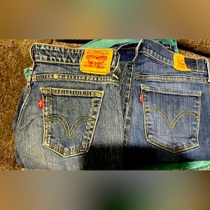 Women’s Levi’s. 2 pair.